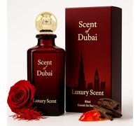 Perfume Scent of Dubai Oud by Luxury Scent 80ml - Long Lasting Arabian Fragrance with Rose, Saffron & Amber, Unisex Oriental Perfume for Men & Women, Ideal for Special Occasions