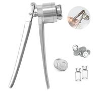 Perfume Sealing Pliers, Flip Off Vial Crimper,Stainless Steel Perfume Vial Sealing Machine,Fast Capping, Saving Time and Effort(AluminumPlastic,32mm)