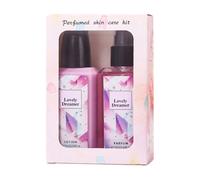 Perfume Set of 2 75 ML Eau de Toilette Long Lasting Fragrance Fresh Light Fragrance 75ml French Floral Perfume Travel Set (A, One Size)
