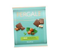 Pergalė Milk Chocolate with Hazelnuts 200g | Premium European Milk Chocolate Bar with Whole Hazelnut Pieces