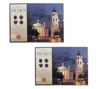 Pergale Vilnius Dark Cocoa Delights 348G Assorted Cocoa Delights Product Of Lithuania Pack Of 2