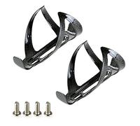 Pergear 2 Pieces Carbon Fibre Water Bottle Cages for Road Bikes Cycling Bicycles Mountain Bikes(MTB), 23g Lightweight for 72mm Diameter Bottle