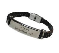 PerGift Custom Handwriting Hand Bracelets - Personalize with Your Handwritten Text! Unique Engraved Designs for Every Occasion.