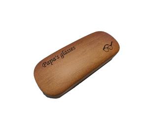 PerGift Personalised Glasses Case with Custom Text - Engraved Gift for Him or Her - Protective, Stylish & Unique Eyewear Holder