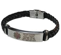 PerGift Personalised Medical Bracelet with Engraving - Stylish and Life-Saving Accessory