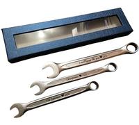 PerGift UK Personalised Engraved Combination Spanner Wrench Set, 10mm 11mm 14mm, Custom Gift for Birthday Anniversary Retirement Wedding Graduation Fathers Day