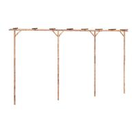 Pergola Bamboo Entranceway Patio Arbour Plant Support Lean-to vidaXL