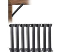 Pergola Bracket for Wood Post and Beam, 45 Degree Angle Support Bracket, Metal Corner Brace Kit for Gazebo, Strong Structural Joint Hardware