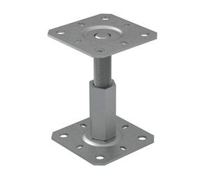 Pergola Post Support Bolt Down Heavy Duty Galvanised Fence Foot Anchor Size: 100/130mm
