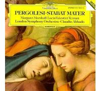 Pergolesi - Stabat Mater / M. Marshall ¡¤ Valentini-Terrani ¡¤ LSO ¡¤ Abbado Import Edition (1990) Audio CD
