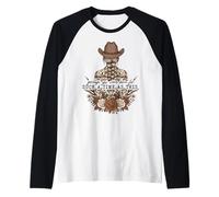 Perhaps You were Born for Such A Time As This Floral Cowgirl Raglan Baseball Tee