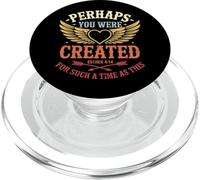 Perhaps You Were Created For Such A Time As This Bible Verse PopSockets PopGrip for MagSafe