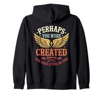 Perhaps You Were Created For Such A Time As This Bible Verse Zip Hoodie