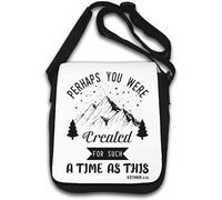 Perhaps You were Created for Such A Time As This Esther 4 14 Shoulder Bag White