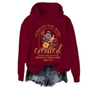 Perhaps You Were Created For Such A Time As This Hoodie Perhaps You Were Created For Such A Time As This Sweatshirt Claret