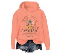 Perhaps You Were Created For Such A Time As This Hoodie Perhaps You Were Created For Such A Time As This Sweatshirt Orange