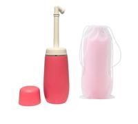 Peri Bottle Postpartum Portable Bidet Bottle with Angled Spout & Travel Bag - Perineal Bottle for Post Birth Care - Hospital Bag Essential Bum Washer for Women (400ml)