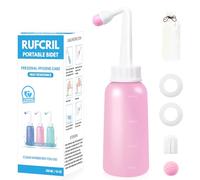 Peri Bottle Postpartum, RUFCRIL 350ml Portable Bidet, Upside Down Sprayer, Boilable TPE & Leak-Proof Rings, Postpartum Essentials for Perineal Recovery, Hospital Bag