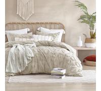 Peri Home Chenille Leopard 100% Cotton 3-Piece Duvet Cover & Sham Set, Full/Queen, King