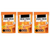 Peri-Peri Rub Medium Instant Flavour Seasoning, 25g, Suitable for Vegans, No Artificial Preservatives, Pack of 3