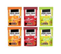 PERi-PERi Rub Variety Pack, Medium Hot Lemon & Herb, 25g Each, Vegan Seasoning, No Artificial Preservatives, Pack of 6
