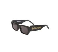 PERI002 Palm 1407 matt black Unisex Sunglasses Acetate Black Grey Squared