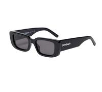 PERI003 Giorgina 1007 Black Unisex Sunglasses Acetate Black Grey Squared Normal