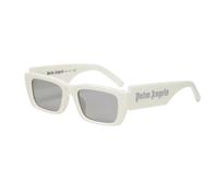 PERI006 Palm 0172 White mirror silver Unisex Sunglasses Acetate White Silver Squared Normal Mirror
