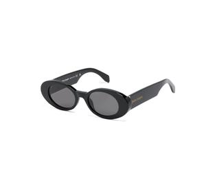 PERI051 Gilroy 1007 black Unisex Sunglasses Acetate Black Grey Round Normal