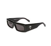 PERI055 Yreka 1007 black Unisex Sunglasses Acetate Black Grey Squared Normal