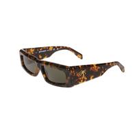 PERI055 Yreka 6055 havana Unisex Sunglasses Acetate Havana Grey Squared Normal