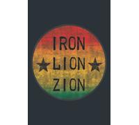 Periartwork Reggae iron lion zion: - Daily planner notebook, Size format 6.0 x 9.0 inches pages