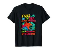 Pericles Fish Sea Great Eat Little Ones Shakespeare Quote T-Shirt