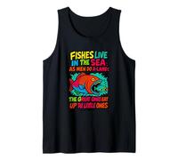 Pericles Fish Sea Great Eat Little Ones Shakespeare Quote Tank Top