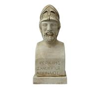 Pericles Leader of Athenian Democracy Bust Cast Stone Statue Sculpture