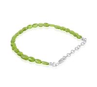 Peridot Plain Oval Beads Bracelet 6x4MM Natural Green Peridot Plain Bracelet Peridot Bracelet Peridot Jewlery