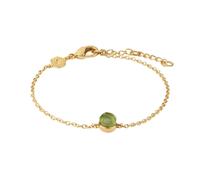 Peridot stone bracelet for women Sloya Aurora Vert 15,5/18,5 cm
