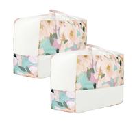 Periea 2 Pack Ariana 92L Extra Large Universal Storage Bag, Moving House Bag For Clothes, Bedding & Blankets, Painted Floral