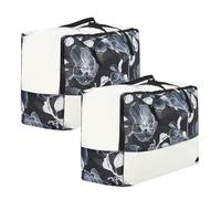 Periea Ariana Extra Large Clothes Storage Bags 92L - Strong Zip Storage Bags for Clothes, Bedding & Blankets with Handles & Clear Window - Moving House & Home Storage