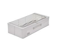 Periea Casey Underbed Storage Boxes With Lids - Foldable, Stackable, And Space-Saving Organiser - Grey - Medium