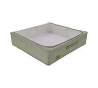 Periea 'Casey' Underbed Storage Boxes with Lids - Foldable, Stackable, and Space-Saving Organiser to Keep Your Space Tidy and Clutter-Free - Sage Linen - Large