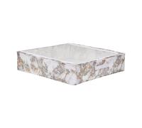 Periea 'Casey' Underbed Storage Boxes with Lids - Foldable, Stackable, and Space-Saving Organiser to Keep Your Space Tidy and Clutter-Free - Metallic Marble - Large