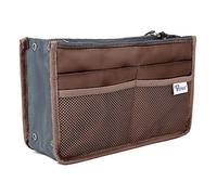 Periea Chelsy Handbag Organiser Insert (Brown, Large)