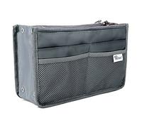 Periea Chelsy Handbag Organiser Insert (Grey, Small)