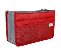 Periea Chelsy Handbag Organiser Insert (Red, Large)