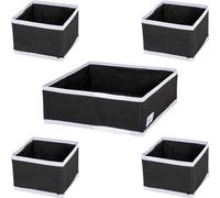 Periea Clothes Drawer Organisers, Foldable Wardrobe Storage Organiser, Drawer Dividers for Clothes Organiser, Bedroom Dresser Draw Organizer, Cupboard Organiser - Individual Organizers or Packs