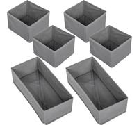 Periea Clothes Drawer Organisers, Foldable Wardrobe Storage Organiser, Drawer Dividers for Clothes Organiser, Bedroom Dresser Draw Organizer, Cupboard Organiser - Individual Organizers or Packs