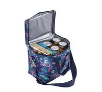 Periea Liz Insulated Lunch Bag - Cool Bag for Work, School, Travel & Picnics (Buddha, Large)