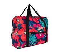 Periea Ryanair & EasyJet Cabin Bag 40x25x20cm / 45x36x20cm - Underseat Travel Duffel Bag (Bold Flowers, Easyjet)