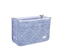 Periea 'Signature' Luxury Handbag Organiser Insert - 3 Sizes - (Blue Mosaic, Small)